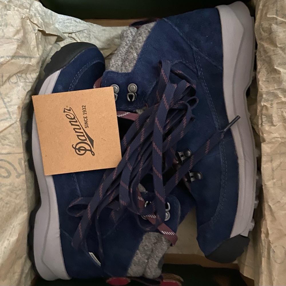 Danner Navy and Gray Outdoor Boots